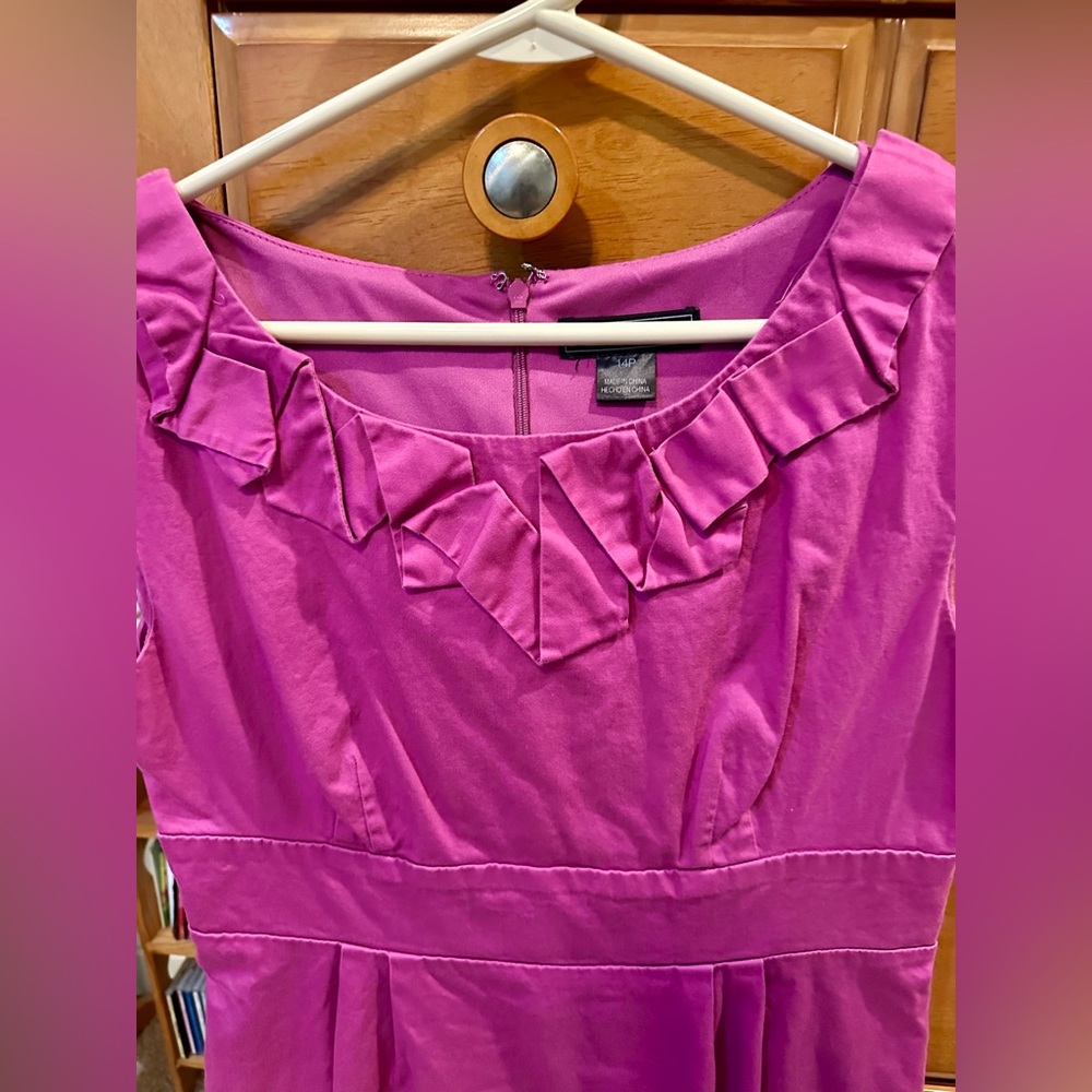Pink/Purple dress. Beautiful & Very comfy! Size 14P. Like New